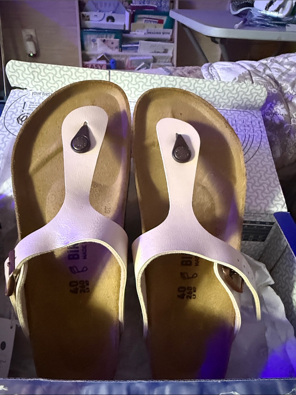 NIB Women’s Birkinstock Gizeh BS Sandals size 40